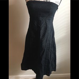 Gap Black Strapless Dress